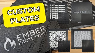 FULLY CUSTOMIZED 3D printer build plates