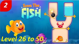 Save the Fish level 26 to 50 Gameplay Walkthrough |#viral#youtubeshorts#gameplay#shorts@ImVipeRKing
