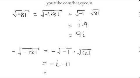 Intermediate Algebra-Complex Numbers part 1