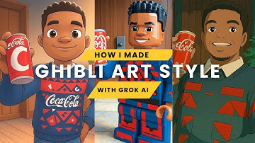 How I Made Ghibli Art Style and 3D Cartoons with Grok AI