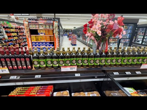 ASMR Tingly Grocery Store Walk Through (Soft Speaking) 