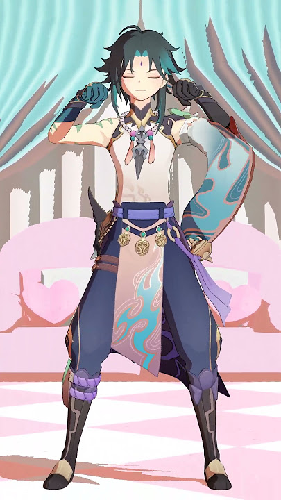 Xiao  Eva - Vintage - Ева винтаж (Lonely Lonely)【Genshin Impact MMD】