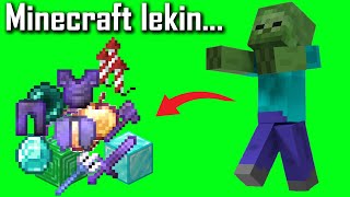 Minecraft lekin Zombiedan Epic narsalar tushadi | O'zbekcha minecraft #kayzo