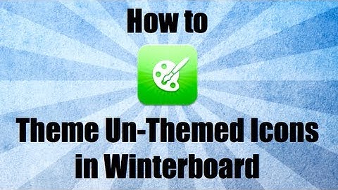 How to Theme Un-themed Icons in Winterboard with ThemeIconMaker (Cydia)