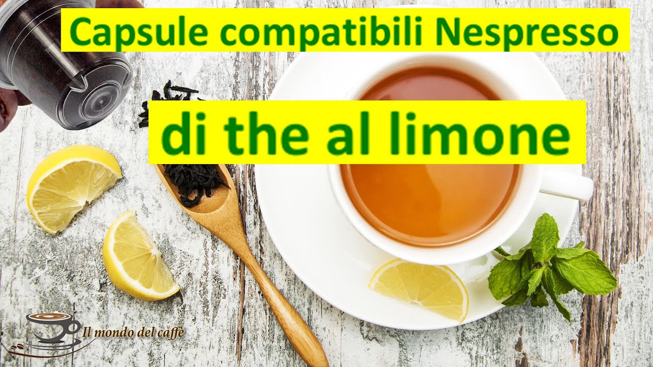Capsule Nespresso compatibili tè limone in foglie Hawaiimoka