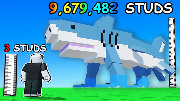 reaching IMPOSSIBLE Size in Roblox become the biggest brainrot...