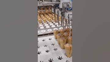 Automatic Ice Cream Cone Filling Machine 🍦