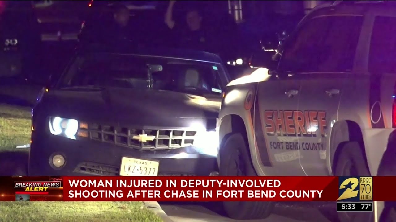Woman shot after high-speed chase - YouTube