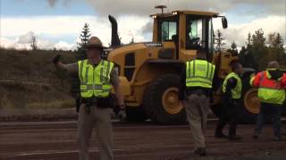 Coconino County Truck Tips Over