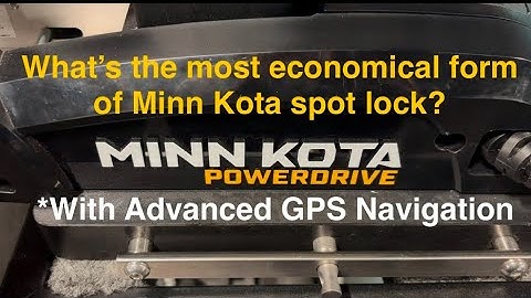 Minn Kota PowerDrive, Operational Tips, Options, and Features