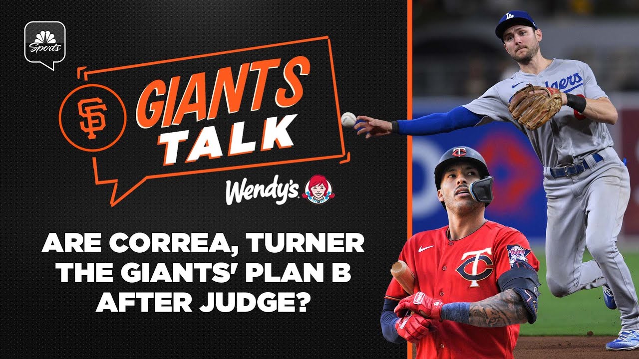 Are Carlos Correa, Trea Turner the Giants' Plan B after Aaron Judge? |  Giants Talk - YouTube