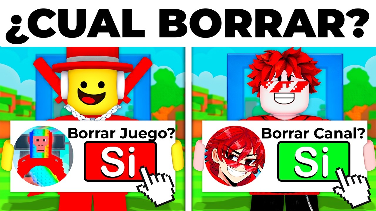 Todo lo que ESCOJA se hace REALIDAD en Roblox..