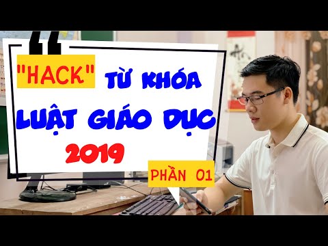LUẬT GIÁO DỤC 2019 (PHẦN 1) | Thầy Thắng Viên Chức