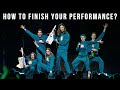 How to finish your performance? (A Eurovision Guide)