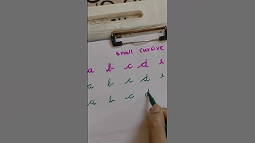 #cursivewriting #cursivehandwriting #small cursive letter abcd #ukg #viral #shorts