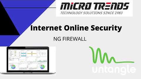 Micro Trends has partnered with Untangle: Watch this demo of the NG Firewall security!