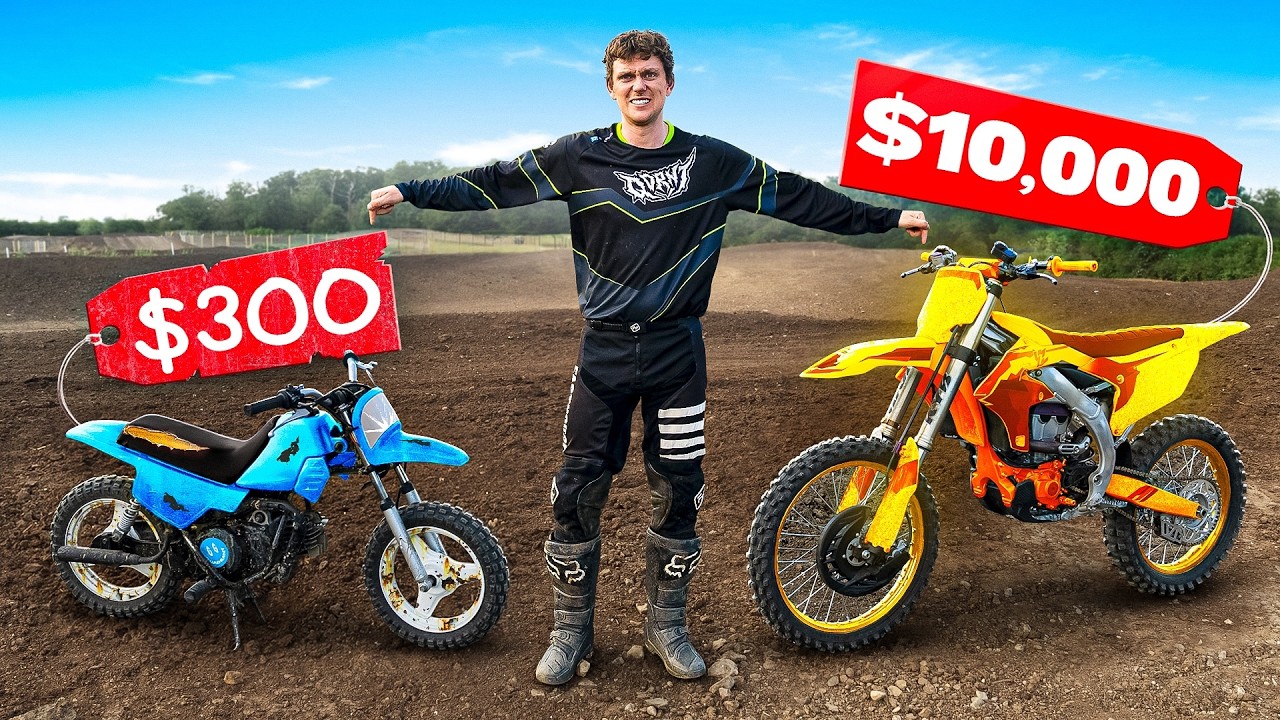 Racing Cheap vs Expensive Dirt Bikes!