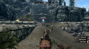 Skyrim (AE): True Directional Movement/HUD on Horseback - Super OP and FUN gameplay
