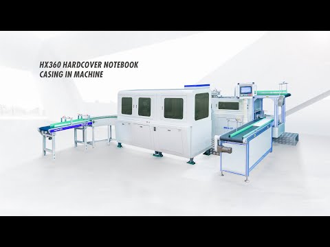 #HXCP HX360 Hardcover Notebook Casing In Machine