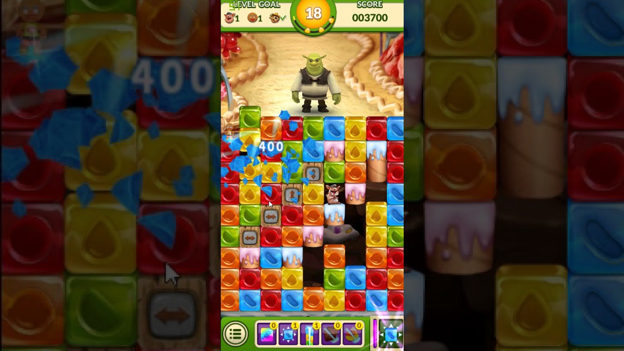 Shrek Sugar Fever level 159 no boosters 😈
