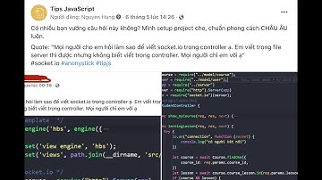 Socket.io triển khai theo MVC Express | Best practice question involving Socket.io and MVC | Nodejs