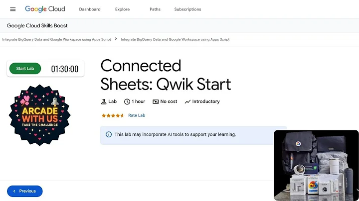 Connected Sheets: Qwik Start || #GSP870 #qwiklabs #connectedsheets