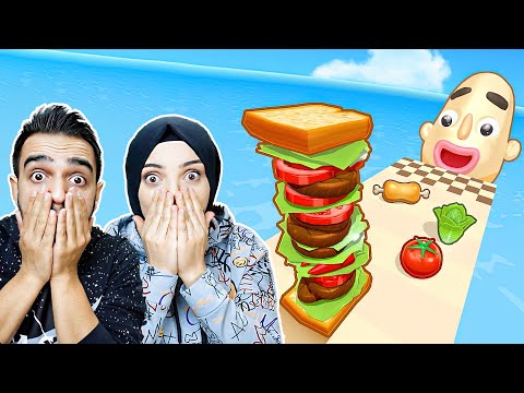 DÜNYANIN EN BÜYÜK SANDVİÇİNİ YİYEN ADAM !! 😱 Sandwich Runner