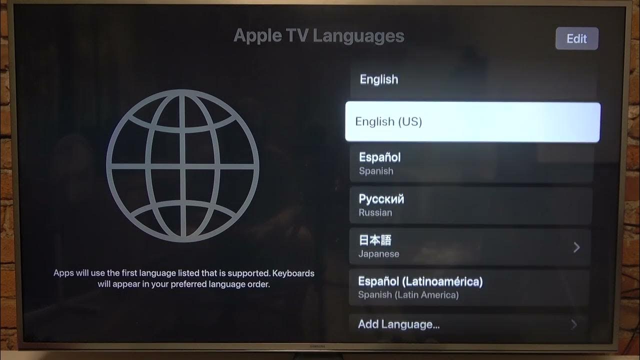 How To Change Language On Apple TV 3 Gen 4K Set Up System Language how-to-change-language-on-apple-tv-3-gen-4k-set-up-system-language