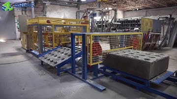 Automated complex for cutting foam, aerated and polystyrene concrete. - CLC, AC, EPS concrete blocks