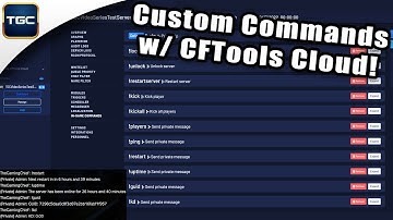 Creating custom commands with CFTools Cloud! | DayZ Server Management