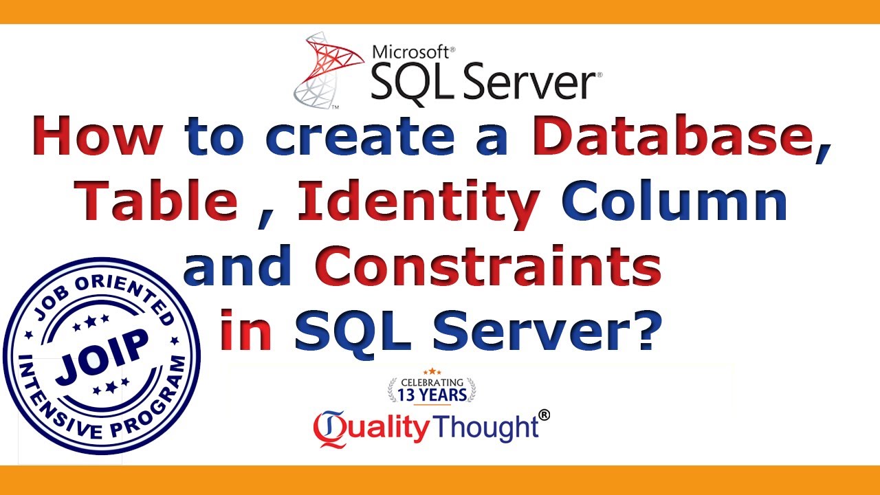 Primary Key Constraint In Sql Server