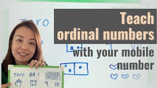Fun Game to learn ordinal numbers | Simple Low Prep Math Activities for busy parents screenshot 3