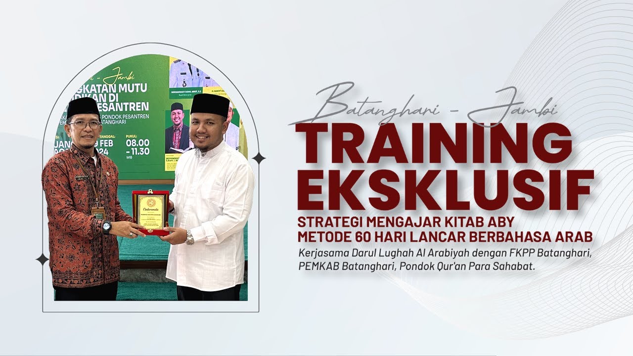 TRAINING EKSKLUSIF | STRATEGI MENGAJAR KITAB ABY 60 HARI | BATANGHARI, PADANG