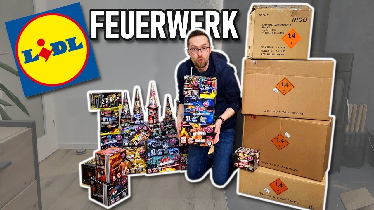 Wir packen das LIDL FEUERWERK 2024/25 aus! (inkl. Neuheiten) @lidlde