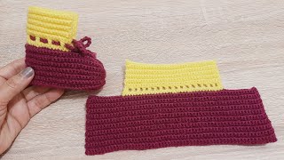 كروشيه حذاء/ سليبر/ لكلوك بقطعة واحدة how to crochet a shoes