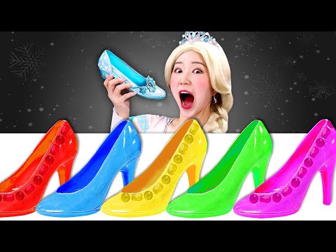 🎀공주 구두 먹방🎀 Princess Edible Shoes Mukbang JiniYum 지니얌 먹방