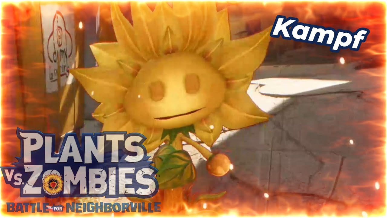 Kampf der Sonnenblumen Plants vs Zombies Battle for Neighborville
