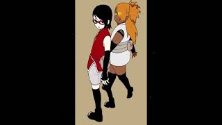 Sarada And Chocho Edit