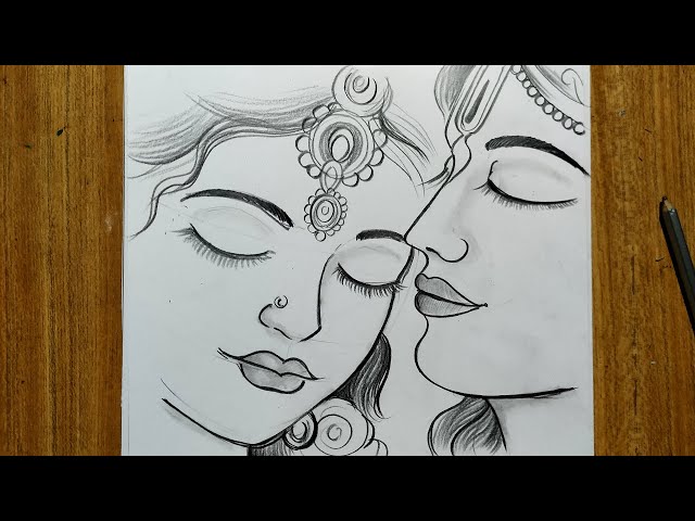 Radha Krishna Painting // Indian Art// Lord Krishna Art // Radha Krishna  Art - Etsy New Zealand