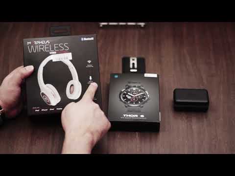 Unboxing. How to connect a Stereo Bluetooth Headset with a Full Android Smartwatch or Phone. Thor 6