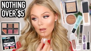 FULL FACE NOTHING OVER $5 | BEST DRUGSTORE MAKEUP