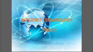 Internet terminology