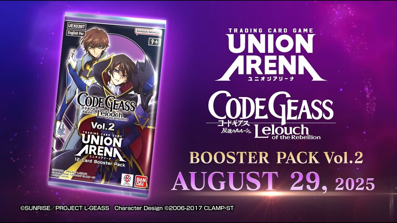 code geass union arena booster box Union Arena
