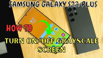 Samsung Galaxy S23 / Plus : Turn On/Off Grayscale Screen