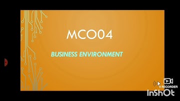MCO 04 Business Environment/Block 1/1st unit /Malayalam classes