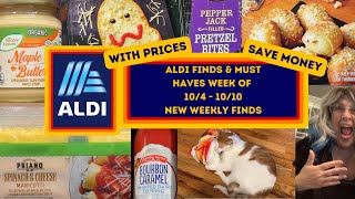 ALDI Finds \& Must Haves Week of 10\/4 - 10\/10, Aldi Shop With Me,(With PRICES)  New Weekly Finds SAVE