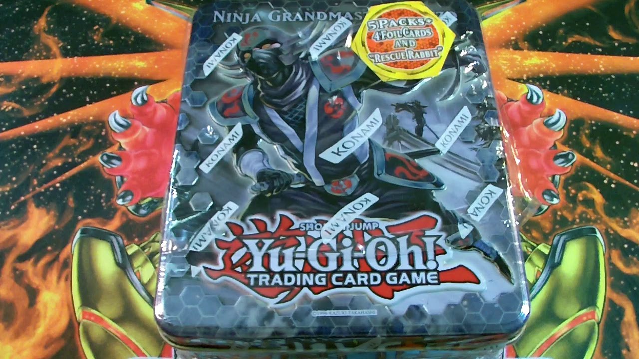 Best Yugioh 2012 Ninja Grandmaster Hanzo Tin Opening Ever! - YouTube