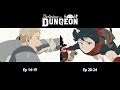 Delicious in dungeon  opening 2  unmei  version comparison