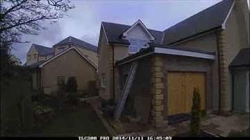 Home extension time lapse video
