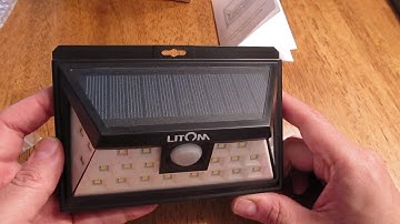 Litom Solar Rechargeable light 24 LED